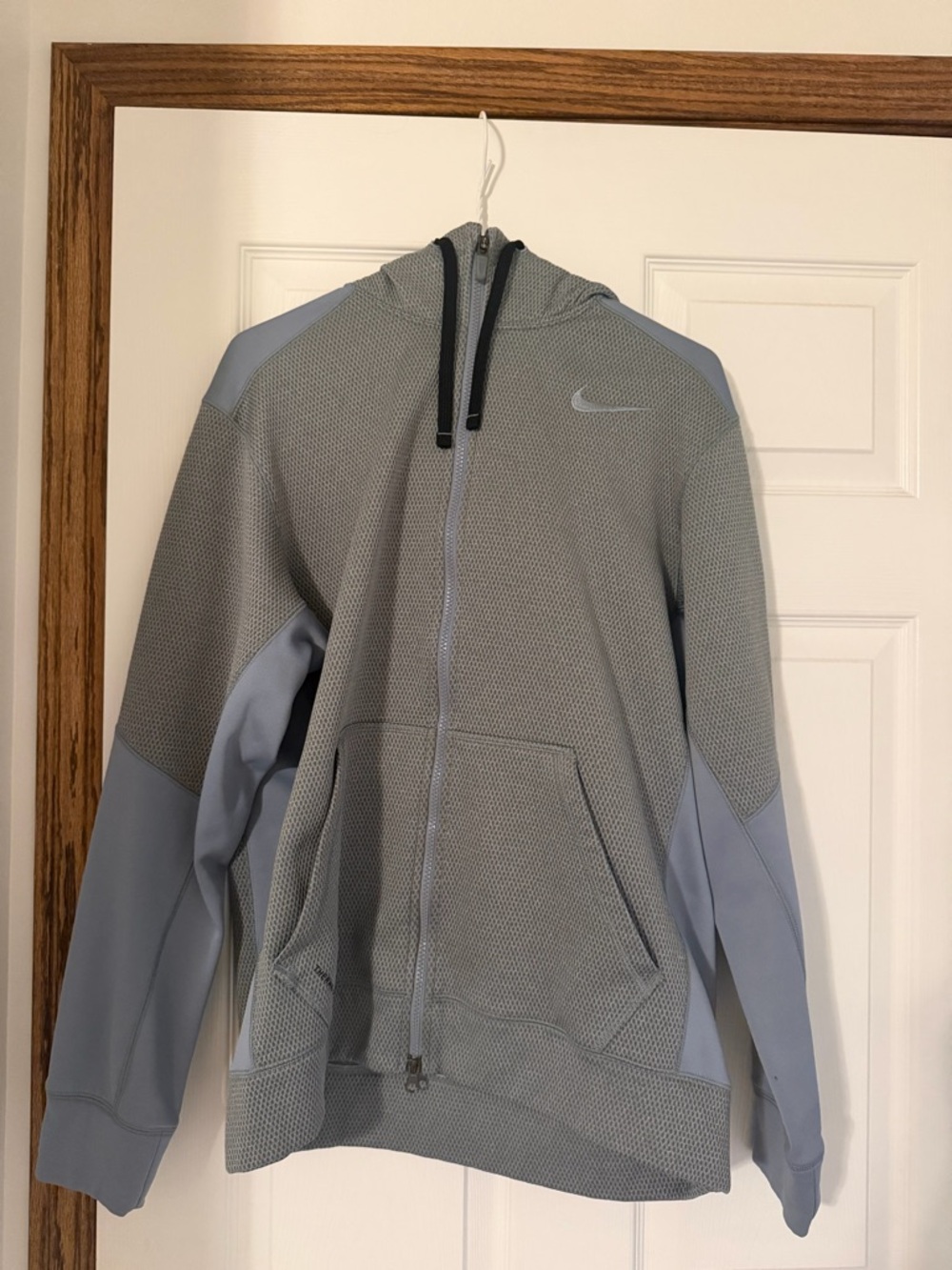 Nike Heather Gray Therma-Fit Zip Hoodie